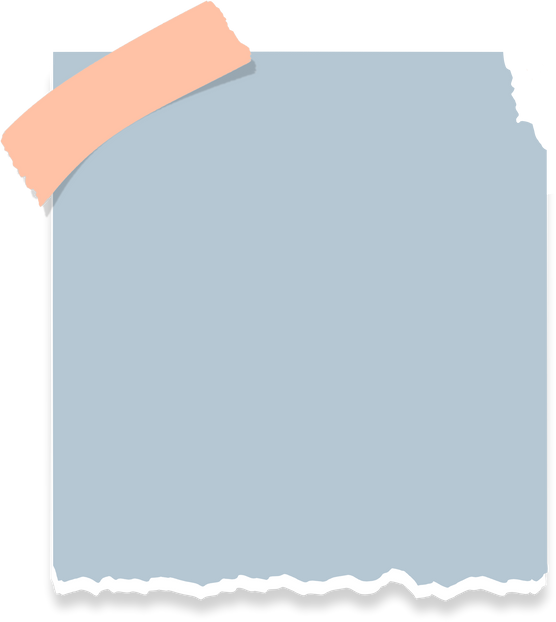Torn paper note