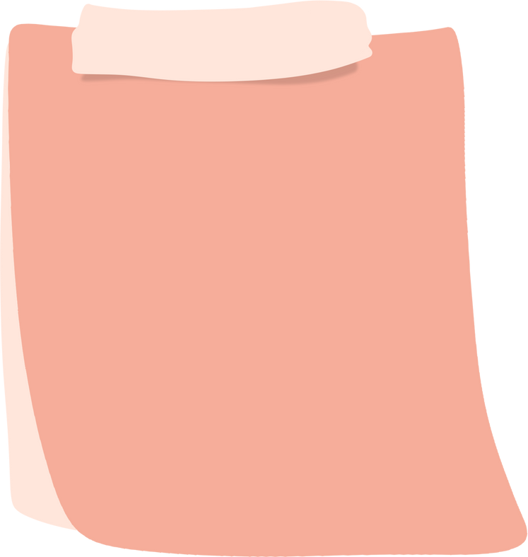 Blank sticky note paper